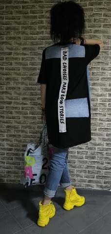 Нова страхотна туника дънкова с Черно и Бяло! Д - град Троян | Дамски Дрехи - снимка 2