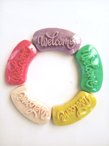 Стилни и ароматни сапунчета с релефен надпис ‘Welcome’ 10 броя - снимка 2