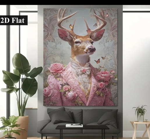 Розов елен постер Барок - град Монтана | Картини - снимка 2