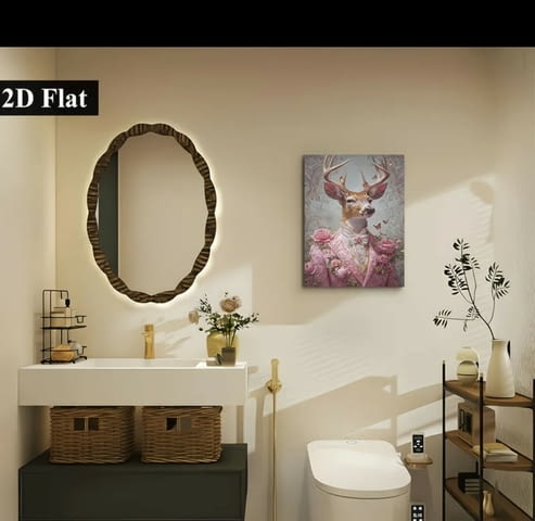 Розов елен постер Барок - град Монтана | Картини - снимка 4