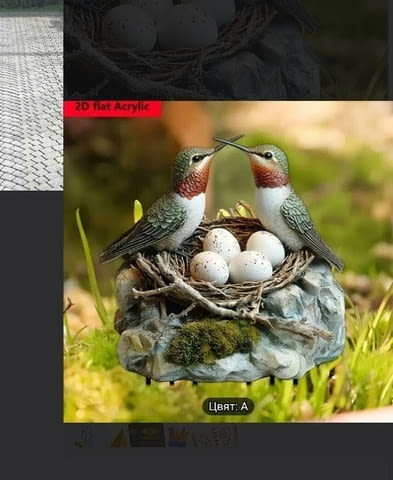 Декорация Гнездо с птици - град Монтана | Мебели / Декорация - снимка 4