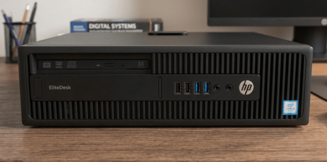Продавам компютър HP EliteDesk 800 G2 SFF /i5-6500/16GB DDR4/SSD 256GB +1TB HDD - снимка 2