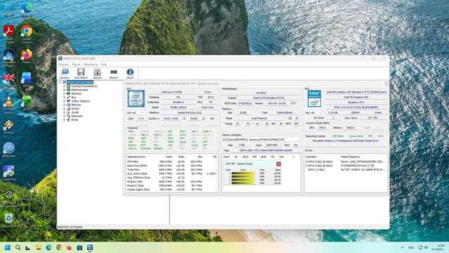Продавам компютър HP EliteDesk 800 G2 SFF /i5-6500/16GB DDR4/SSD 256GB +1TB HDD - снимка 7