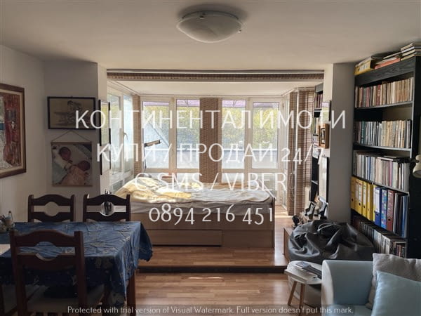 Кодл 63179. Двустайно непреходно жилище 44м2, с прилежащо мазе 4м2. Блокът е ЕПК стабилно строителст - снимка 1