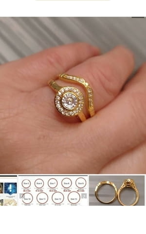 Моден сет Елион Gold, Unisex - city of Montana | Rings