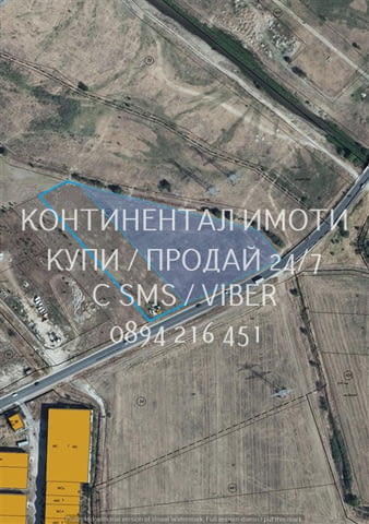 Код 63180. Парцел 9дка с лице 95 метра на шосе - НТП За друг вид производствен, складов обект. Над - снимка 1