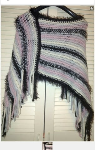 Моден шал-пончо Spring/Summer, Polyester - city of Montana | Women’s Clothes