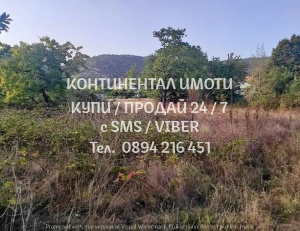 Кодо 62788. Дворно място 430м2 до ток и вода и застроени имоти, до борова гора на уединено място и ч - снимка 1