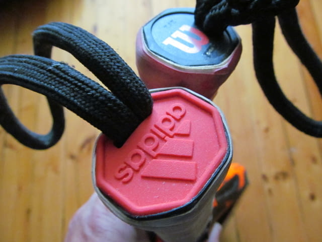 Две ракети плажен тенис падел бал Adidas Wilson игра хилки употребявани забележки забавление навън - снимка 3