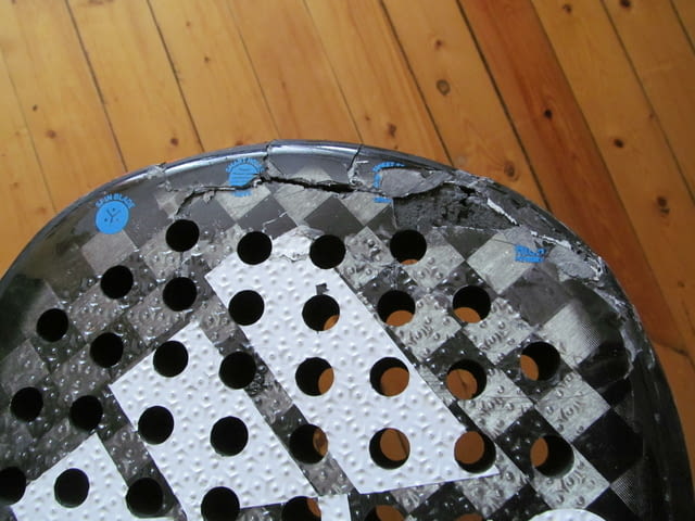 Две ракети плажен тенис падел бал Adidas Wilson игра хилки употребявани забележки забавление навън - снимка 7