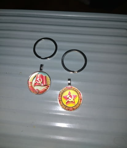 Сет ключодържатели-медальони - град Монтана | Куфари / Сакове - снимка 1