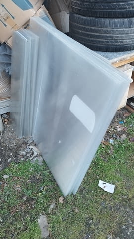 Поликарбонат - Каналчест поликарбнат парчета 93/100 - 93/70см - снимка 2