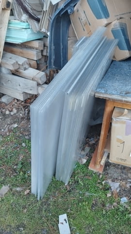 Поликарбонат - Каналчест поликарбнат парчета 93/100 - 93/70см - снимка 11