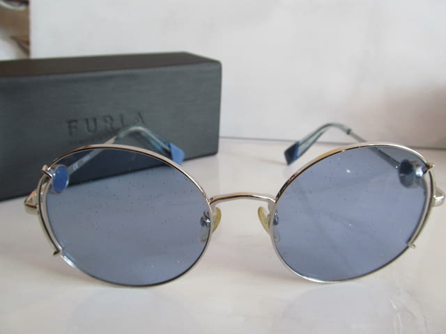 Слънчеви очила Furla модерни дамски маркови мода стил кокетнa кръгли стилни актуални момичета секси - снимка 1