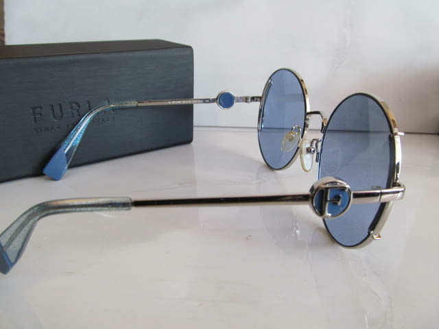 Слънчеви очила Furla модерни дамски маркови мода стил кокетнa кръгли стилни актуални момичета секси - снимка 2