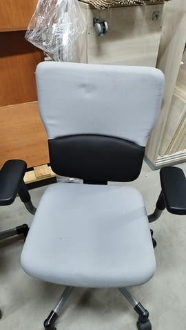 Офис столове Steelcase сиво и черно текстилна дамаска, city of Sofia | Chairs - снимка 8