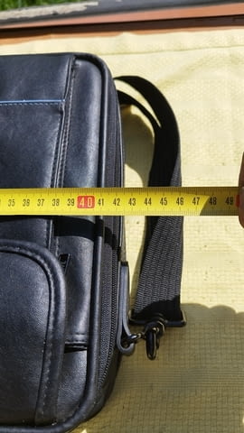 Кожено куфарче - чанта за лаптоп с лого на IBM, 16-17” използвана - снимка 8