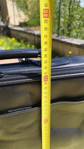 Кожено куфарче - чанта за лаптоп с лого на IBM, 16-17” използвана - снимка 10