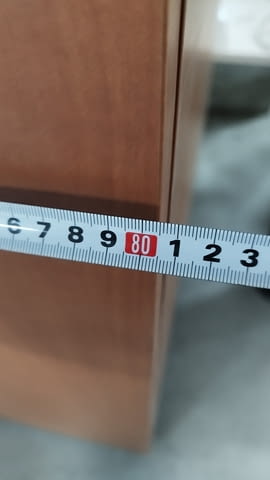 Двукрил гардероб цвят череша 203/80/60см с лост и 2рафта, град София | Гардероби - снимка 5