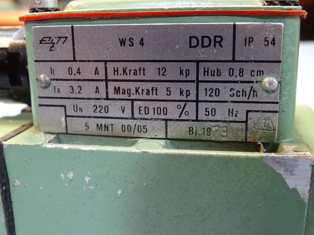 Хидравличен разпределител ORSTA TGL10919 Hydraulic Valve с една бобина WS4 220V - снимка 2