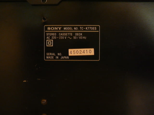 Sony tc-k770es - град Пазарджик | Ресийвъри / Усилватели - снимка 7