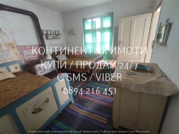 Код 63189. Едноетажна стара къща 40м2 с двор 600м2. Намира се на високо с уникална гледка и е на тих - снимка 9