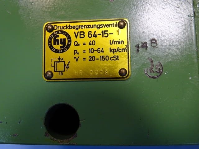 Хидравличен предпазен клапан Hydraulik Ring VB64-15-1 pressure relief valve - снимка 2