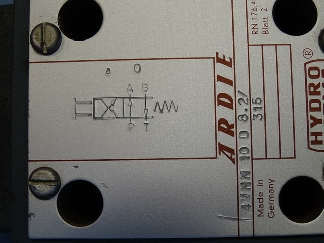 Хидравличен разпределител HYDRONORMA 4WMM10D8.2/315 directional valve - снимка 3