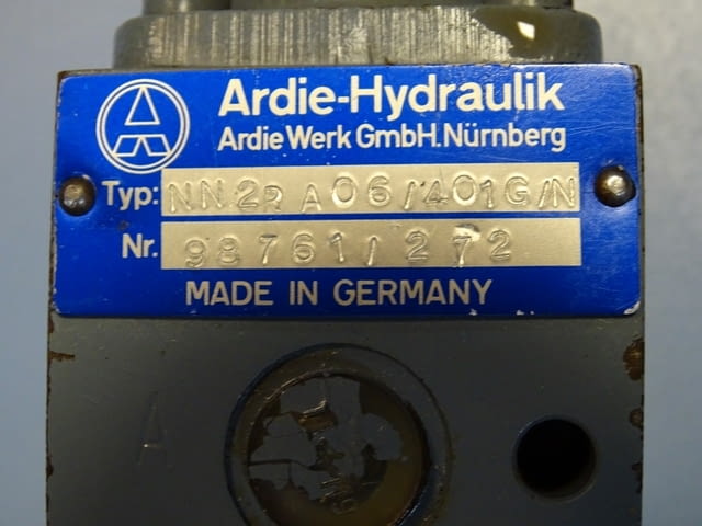 Хидравличен клапан Ardie-Hydraulik NN2RA06/401G/N hydraulic valve NG6 - снимка 3
