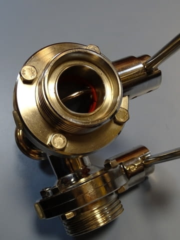 Кран спирателен ръчен неръждаем Acta Laval T-port diver valve AISI 304 - снимка 6