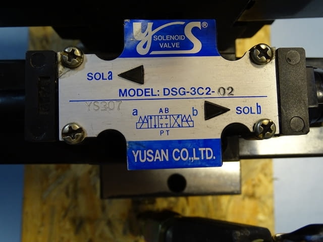 Хидравличен блок YUSAN DSG-3C4-02 / KUANG YUAN SHENG SRV-03C-3 - снимка 3