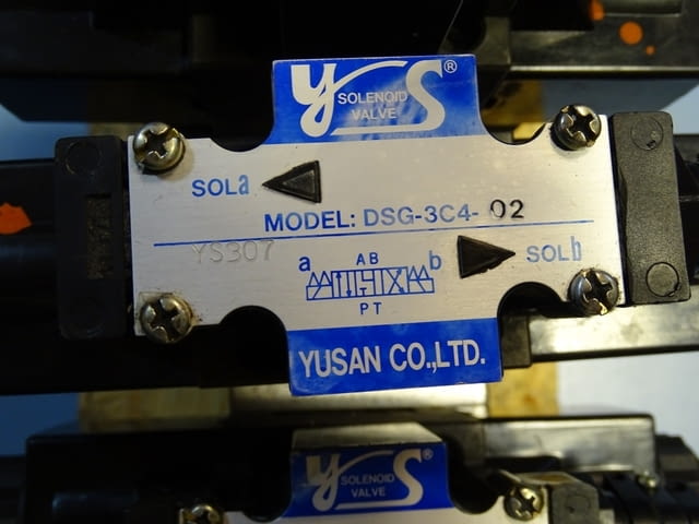 Хидравличен блок YUSAN DSG-3C4-02 / KUANG YUAN SHENG SRV-03C-3 - снимка 4