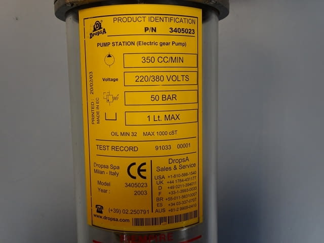 Смазочна помпа DropsA 340523 Gear lubrication Station Pump, град Пловдив | Промишлено Оборудване - снимка 5