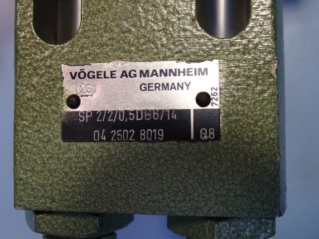 Смазочна помпа VOGELE SP 2/2/0.5DB6/14 Centralized lubrication Pump - снимка 2