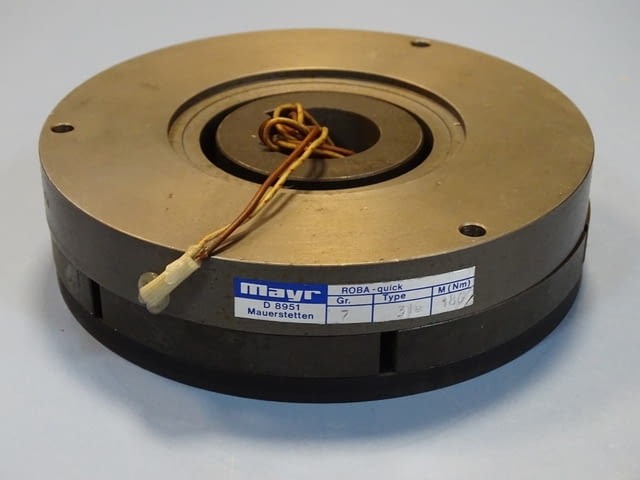 Ел. магнитна спирачка MAYR ROBA TYP 31a. Electromagnetic Brake 24VDC - снимка 1