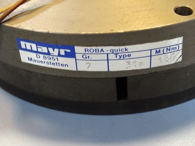 Ел. магнитна спирачка MAYR ROBA TYP 31a. Electromagnetic Brake 24VDC - снимка 2