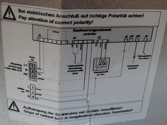 Газов инфрачервен нагревател novo Schwank 30 230V/50Hz/75W 3.08m3/h - снимка 6