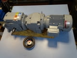 Вариаторен мотор редуктор STOBER typ R27/VW2-1528-075-4 Variable Gear Motor 0.75kW