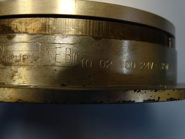Ел. магнитна спирачка KEB 1002100 Electromagnetic Brake 24VDC 35W - снимка 2