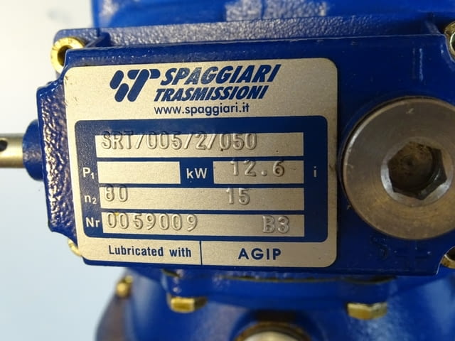 Вариаторен мотор редуктор Spaggiari SRT/005/2/050 Mechanical Variable Speed Gear Motor 0.55kW - снимка 3