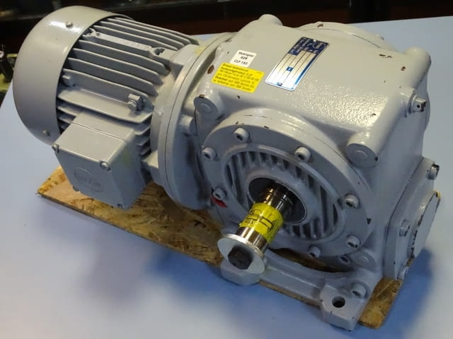 Мотор редуктор Loher ANCA-090SB-42C STOBER DVW3-3017-100/140-4/2 380V - снимка 6
