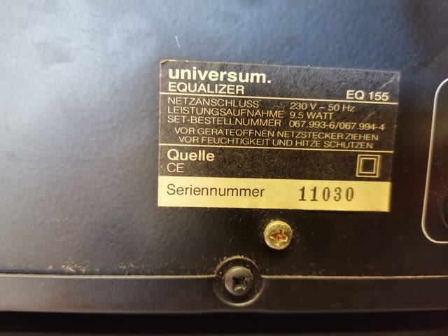 Universum EQ-155, C-155, V-155 - село Куклен | Аудиосистеми - снимка 9