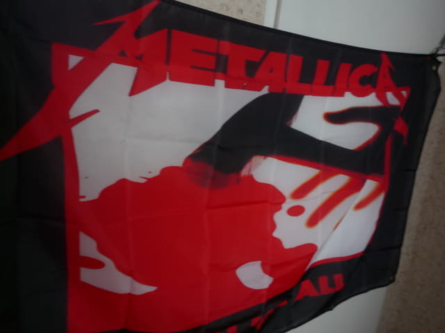 Metallica Знаме хеви метъл Kill 'Em All 1983 албум банер декор парти клуб бърлога хитове тежка музик - снимка 2