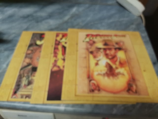 Indiana Jones Trilogie (Harrison Ford, Sean Connery) PAL Collector's Set Box Laserdisc - снимка 2
