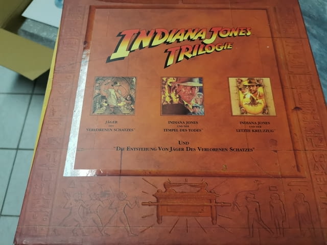 Indiana Jones Trilogie (Harrison Ford, Sean Connery) PAL Collector's Set Box Laserdisc - снимка 3