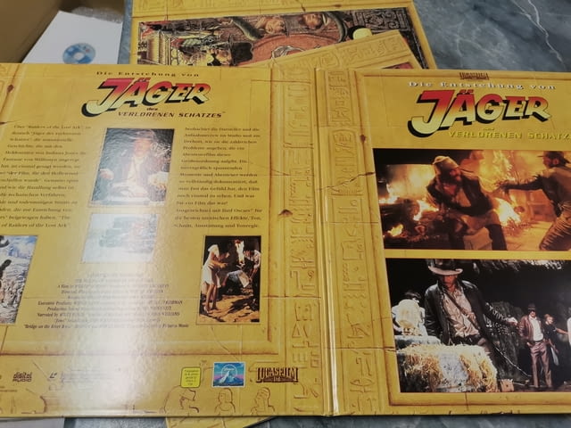 Indiana Jones Trilogie (Harrison Ford, Sean Connery) PAL Collector's Set Box Laserdisc - снимка 4
