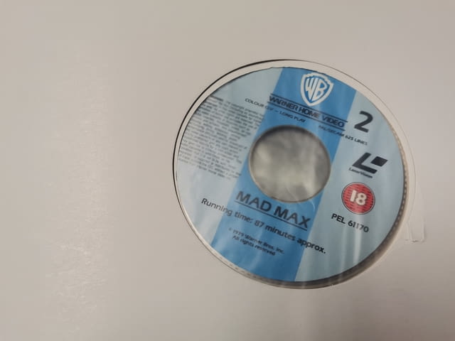 Mad Max 1 Laserdisc - Mel Gibson - village Kuklеn | Movies - снимка 1