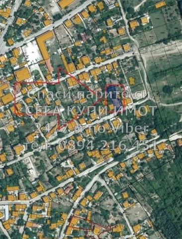 Кодг 61700. Панорамен парцел 540м2 с добра локация намиращ се между къщи. До парцела има ток и вода - снимка 5