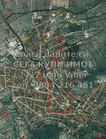 Кодг 61700. Панорамен парцел 540м2 с добра локация намиращ се между къщи. До парцела има ток и вода - снимка 6