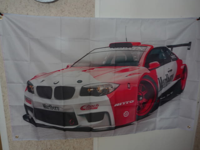BMW Знаме кола банер спортна баварец готино спорт Marlboro рали фейслифт джанти спойлер барнато топ - снимка 1